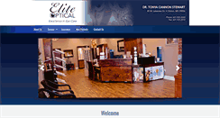 Desktop Screenshot of eliteopticalms.com
